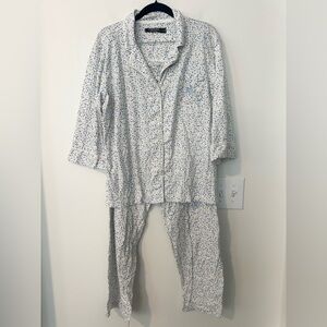 LRL Black Label Floral Pajama Set L